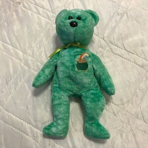 TY Beanie Baby - KILLARNEY the Irish Bear (8.5 inch)